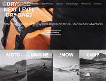 Tablet Screenshot of dryspec.com